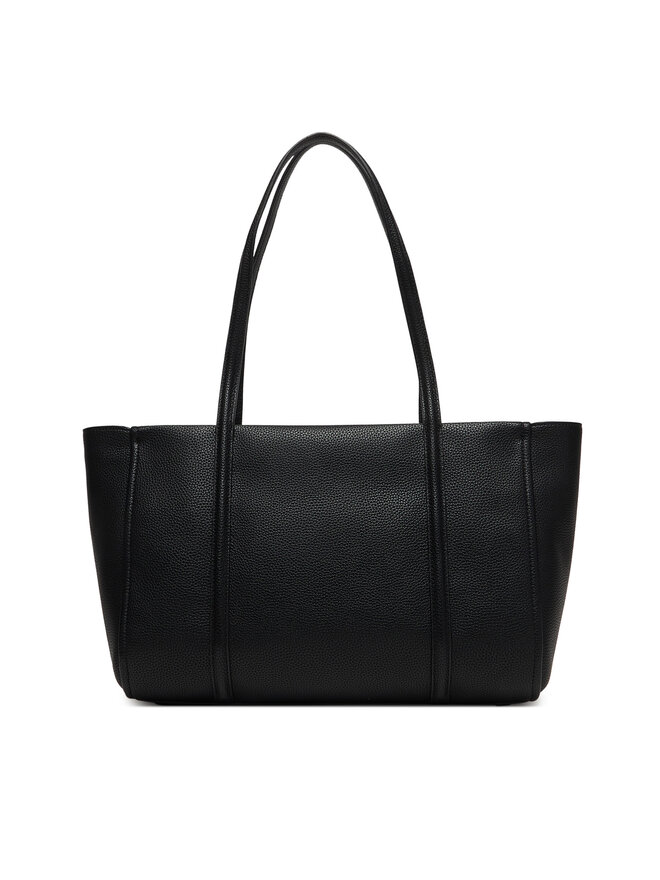 Calvin Klein Handtasche Calvin Klein Emblem Hw Pebble Tote LV04F3424G Schwarz