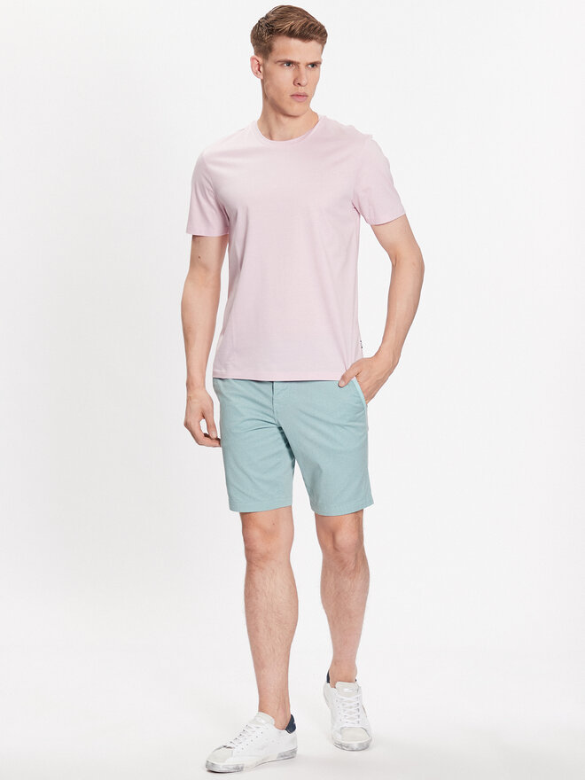 BOSS Boss Póló 50468395 Rózsaszín Slim Fit