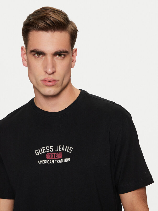 Guess Jeans Guess Jeans Camiseta M5RI77 K8FQ4 Negro Regular Fit