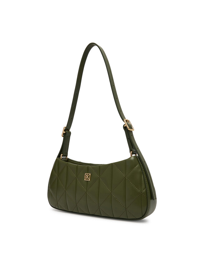 Calvin Klein Handtasche Calvin Klein Quilted Small Shoulder Bag LV04F3327G Grün