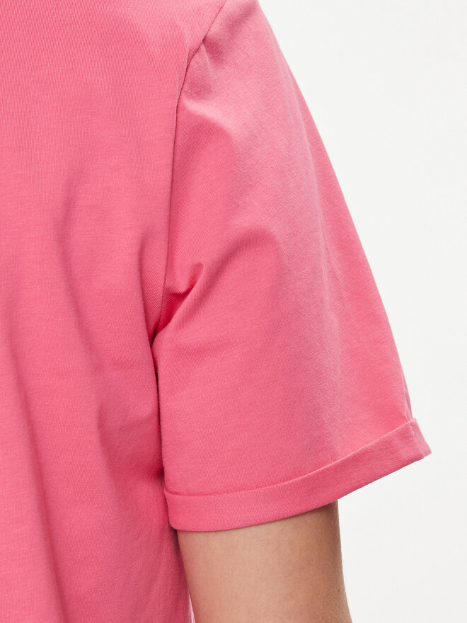 Pieces Pieces Marškinėliai Ria 17086970 Rožinė Regular Fit