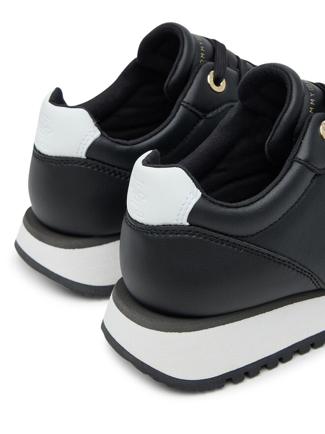 Tommy Hilfiger Sneakers Tommy Hilfiger Low Cut Lace-Up T3A9-33996-1355X Schwarz