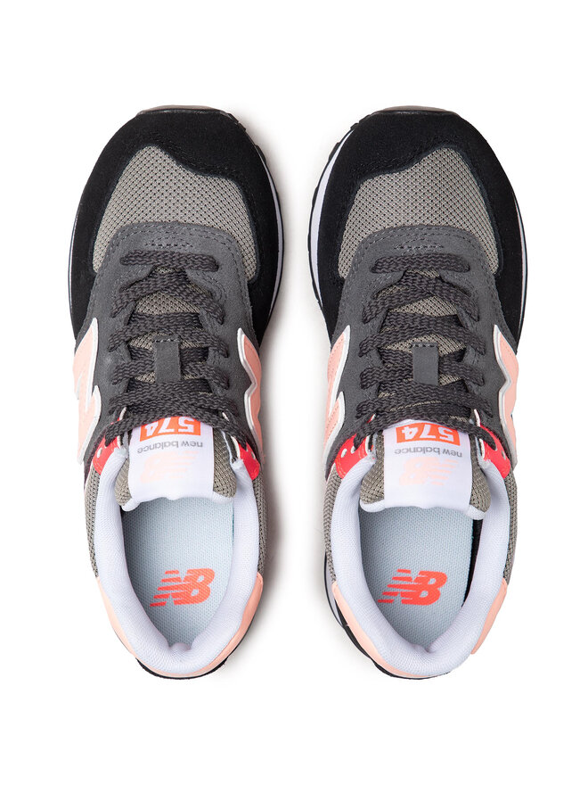 Sneakers New Balance WL574ST2 Schwarz | eschuhe.de