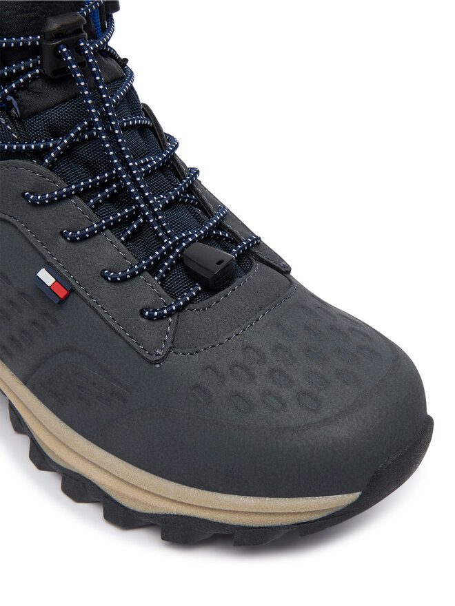Tommy Hilfiger Schnürschuhe Tommy Hilfiger Portland T3XE-35300-1960 S Dunkelblau