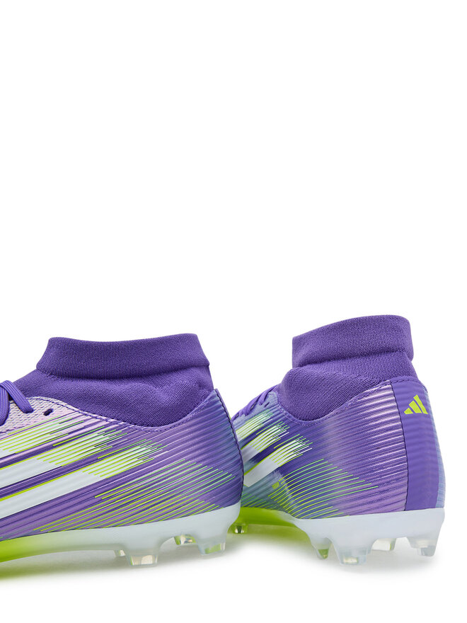 adidas Buty do piłki nożnej adidas F50 League Mid Firm/Multi-Ground Boots JI0886 Fioletowy