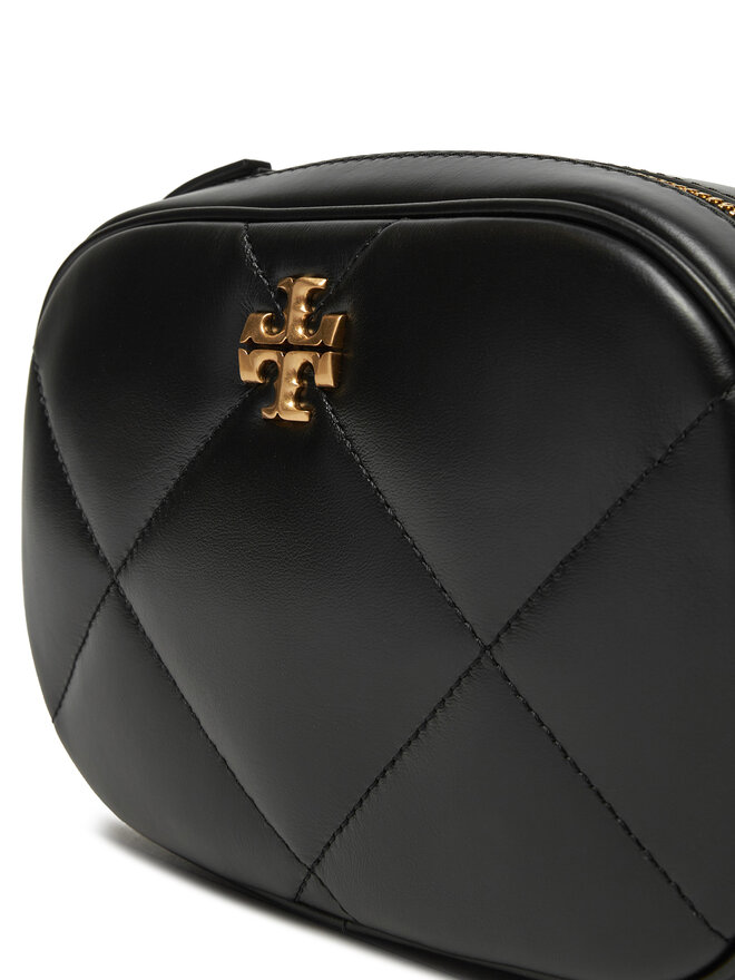Tory Burch Torbica Tory Burch Kira Diamond Quilt Camera Bag 154715 Crna