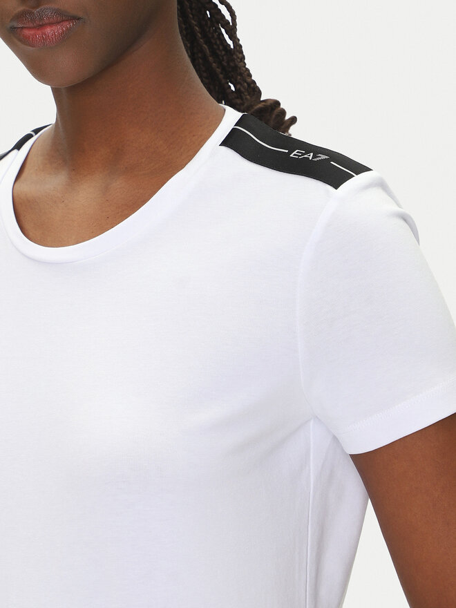 EA7 Emporio Armani EA7 Emporio Armani Camiseta 7W000497 AF14880 U0002 Blanco Regular Fit