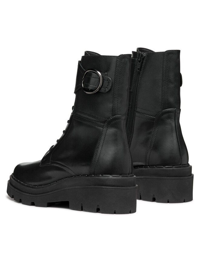 Geox Stiefeletten Geox D Felleny D46XEB 00043 C9999 Schwarz