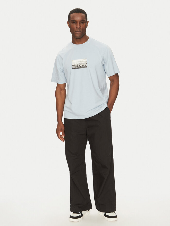 Jack&Jones Jack&Jones Футболка Pacer Photo 12273775 Блакитний Relaxed Fit