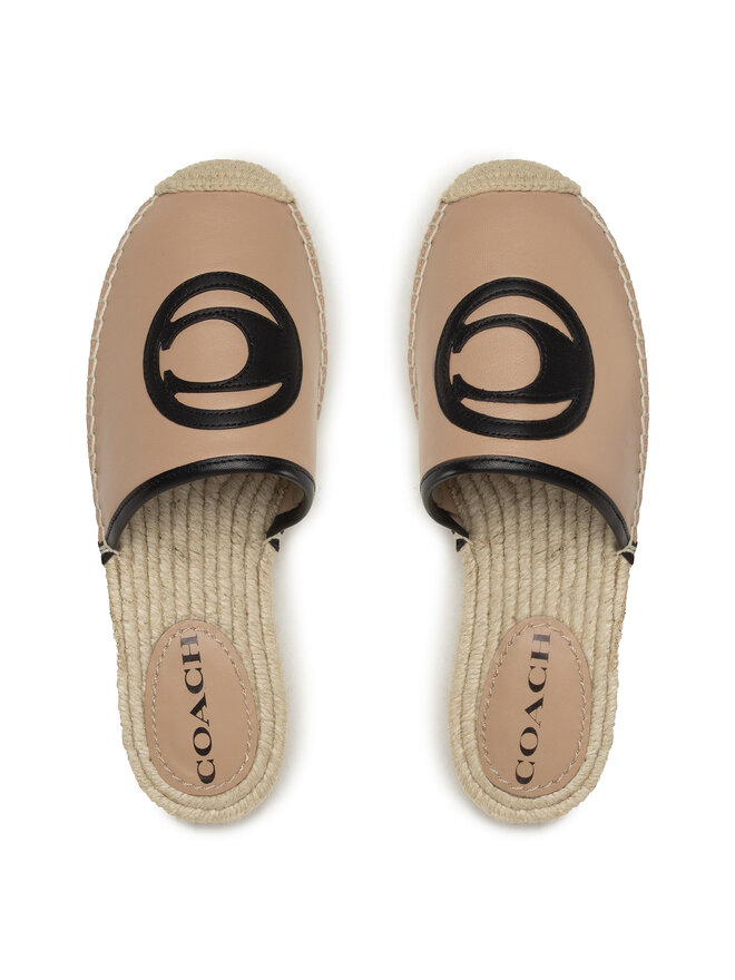 Coach Espadrillas Coach Chaning Leather C4337 1102151EDC Beige