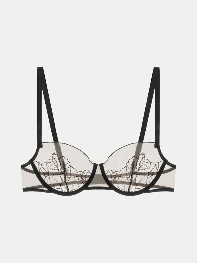 Undress Code Undress Code Бюстгальтер з підкладкою Wildflower 657 Чорний