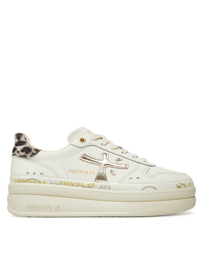 Premiata Сникърси Premiata Micol 7441 Екрю