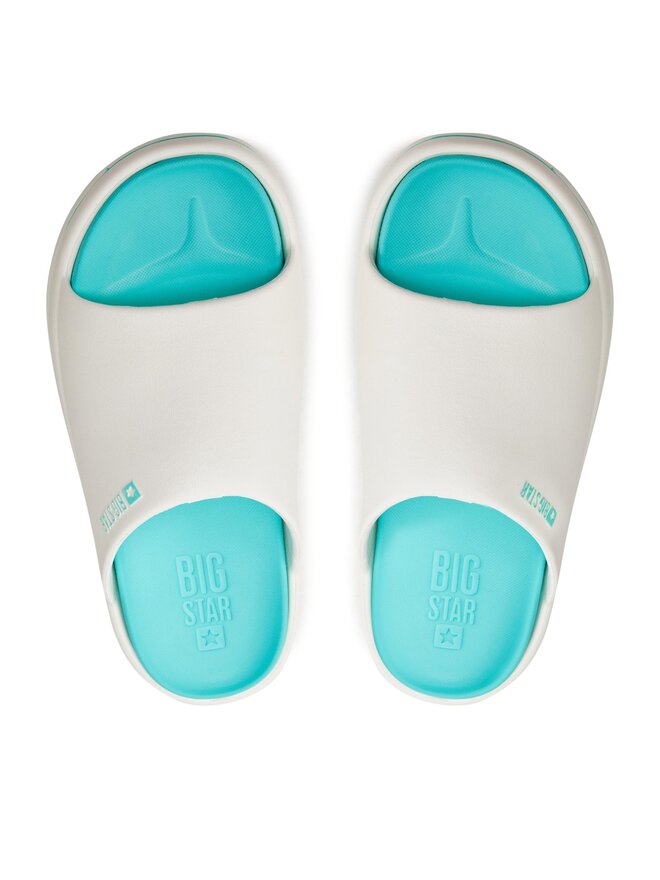 Big Star Shoes Klapki Big Star Shoes NN274A038 Biały