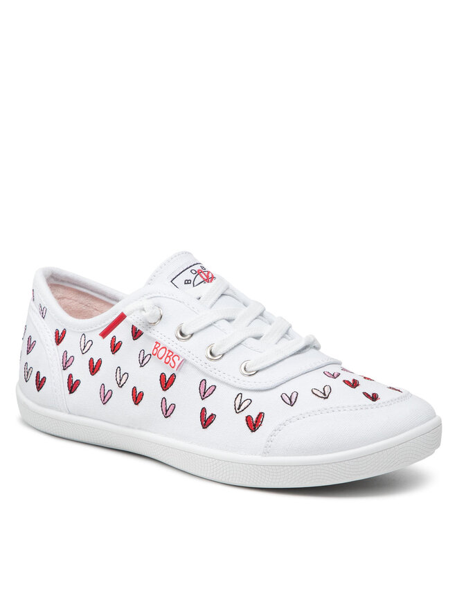 Skechers Sneakersy Skechers Love Brigade 113951/WRPK Biały