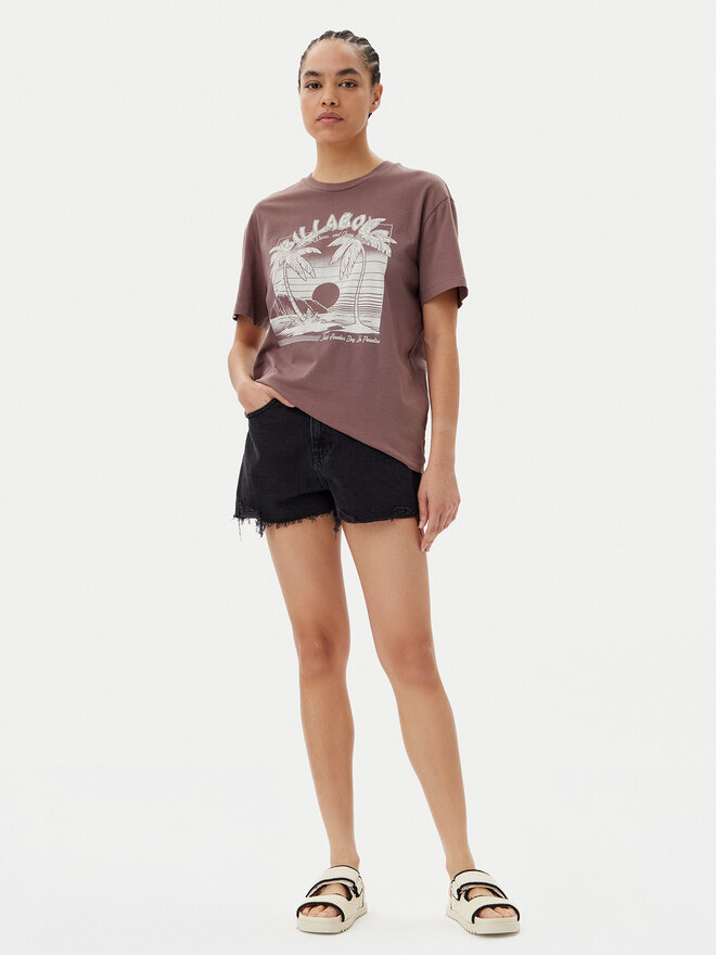 Billabong Billabong Marškinėliai Sweet Escape EBJZT00419 Ruda Relaxed Fit