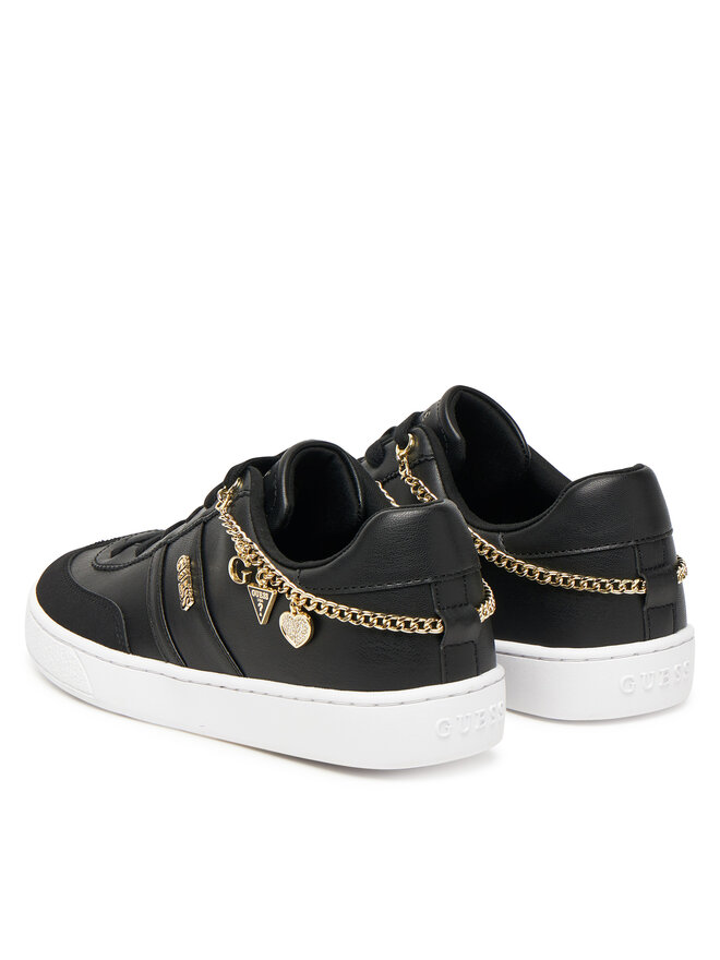 Guess Sneakers Guess FLTNAO LEA12 Negru