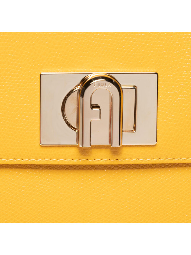 Furla Ročna torba Furla 1927 BAKPACO-ARE000-OCR00-1-007-20-BG-B Rumena