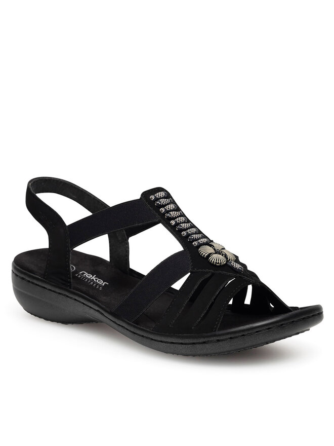 Rieker Sandalen Rieker 60806-00 Schwarz