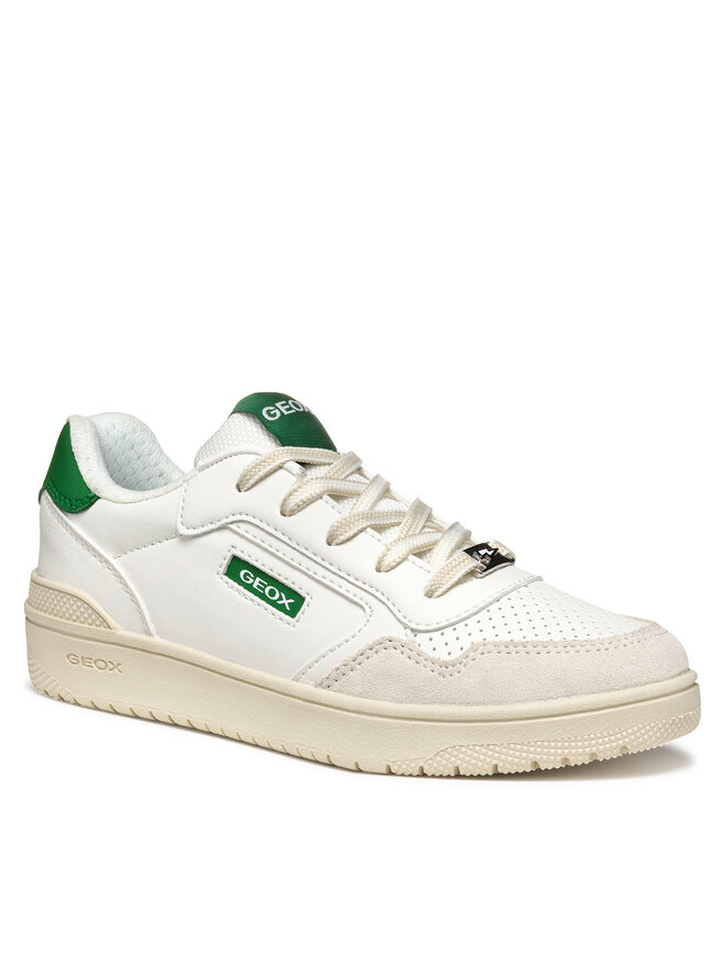 Geox Sneakersy Geox J Washiba J55LQD 5422 C0547 S Biały
