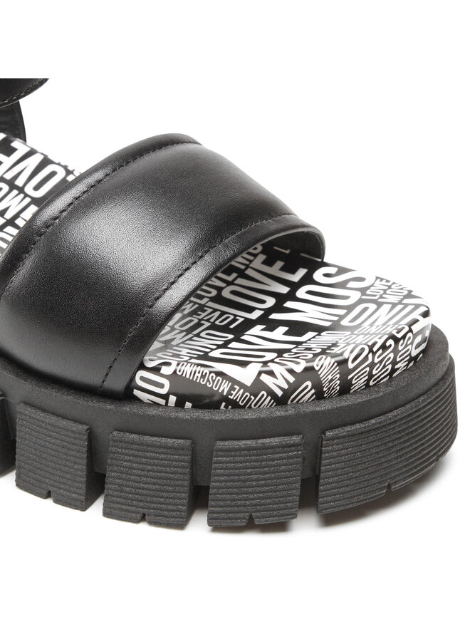 LOVE MOSCHINO Сандали LOVE MOSCHINO JA16327G0EIAL000 Черен