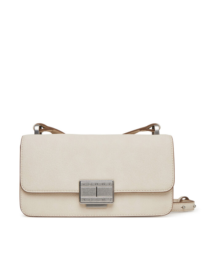 Tommy Jeans Handtasche Tommy Jeans Tjw Crush Crossover AW0AW17529 Creme