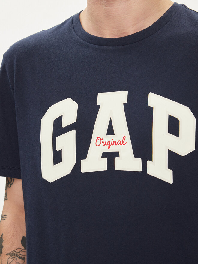 Gap Gap Marškinėliai 471777-09 Tamsiai mėlyna Regular Fit
