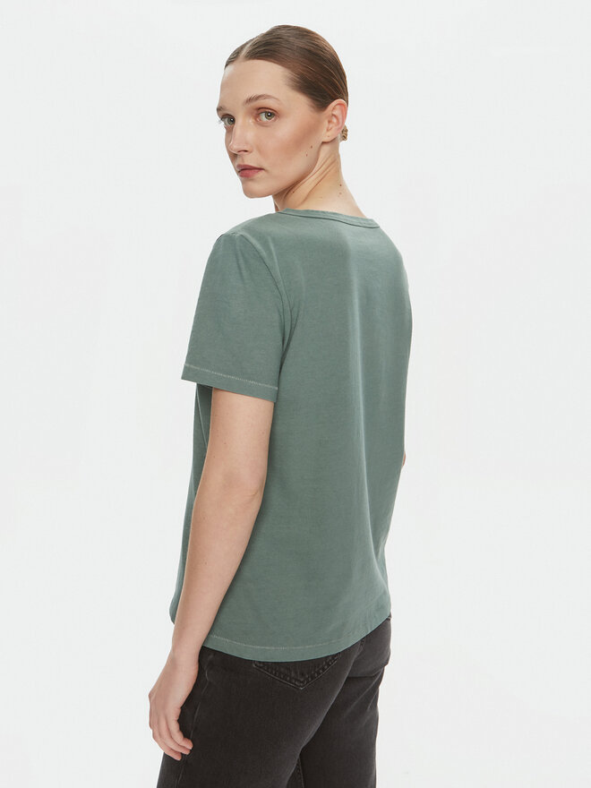 Gap Gap Camiseta 740140 Verde Regular Fit