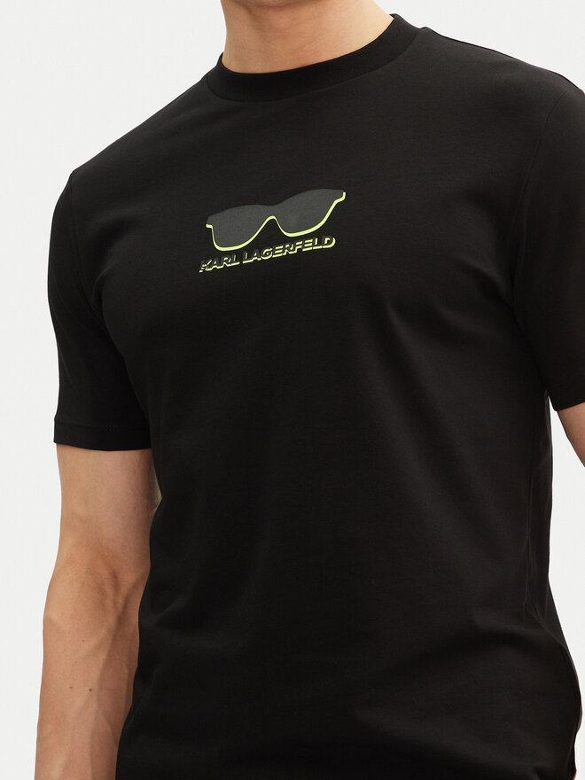 KARL LAGERFELD KARL LAGERFELD T-Shirt 755400 552235 Schwarz Regular Fit