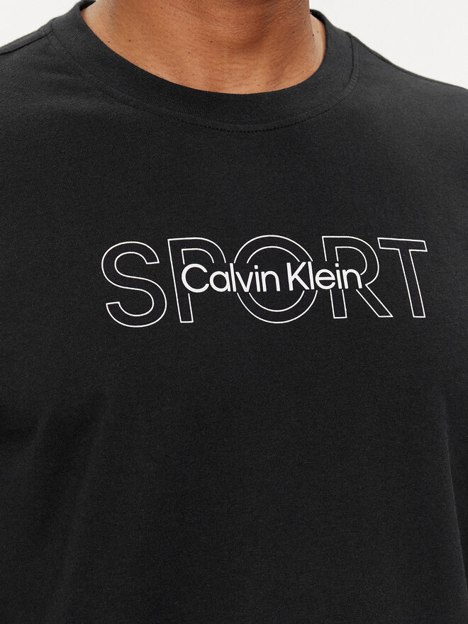 Calvin Klein Performance Calvin Klein Performance T-Shirt Graphic 00GMS4K169 Μαύρο Regular Fit