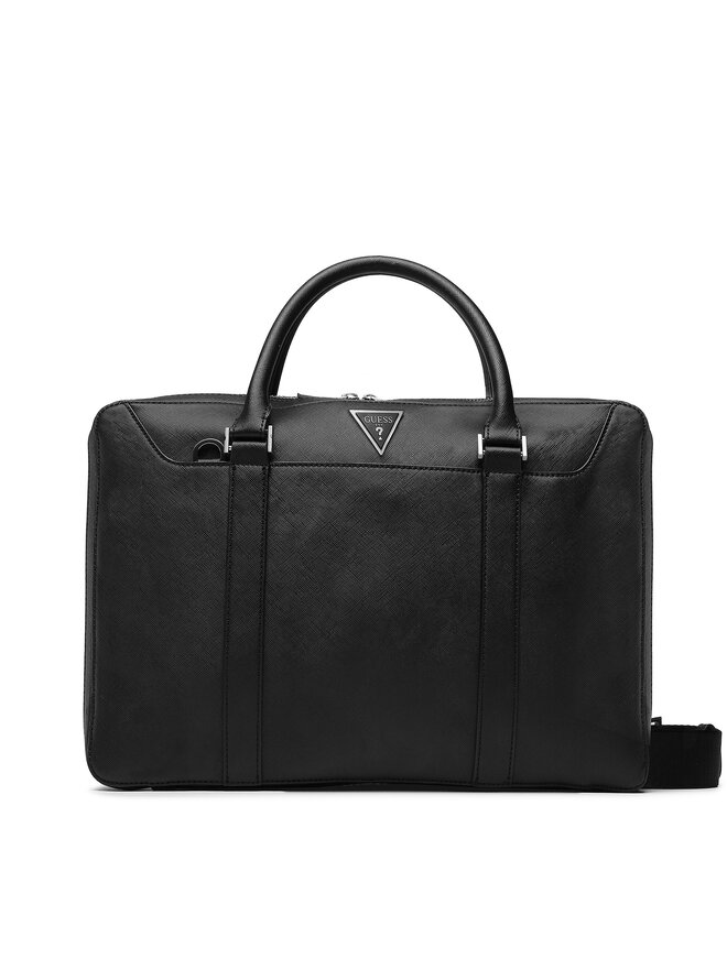 Guess Torba na laptopa Guess Certosa Saffiano Smart HMECSA P3138 Czarny