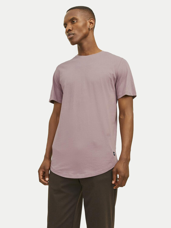Jack&Jones Jack&Jones Marškinėliai Jjenoa 12113648 Rožinė Long Line Fit