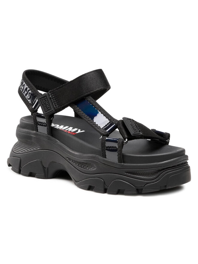Basut s Tommy Jeans Iridescent Hybrid Sandal EN0EN01311 Juoda eavalyne.lt