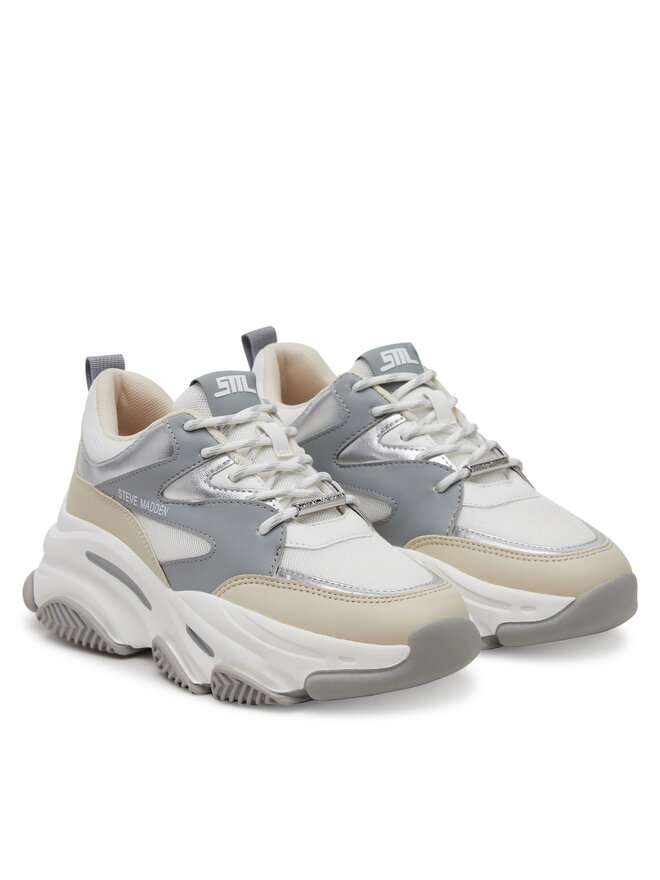 Steve Madden Sneakersy Steve Madden Progressive SM19000096 Sivá