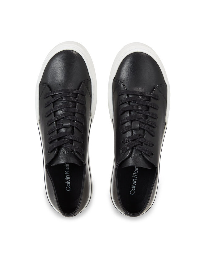 Calvin Klein Snīkeri Calvin Klein Low Top Lace Up HM0HM01177 Melns