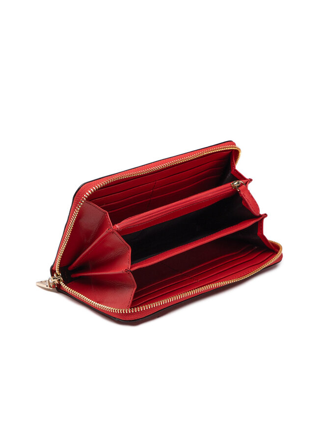 DKNY Cartera grande para mujer DKNY Bryant-New Zip Around R8313658 Rojo