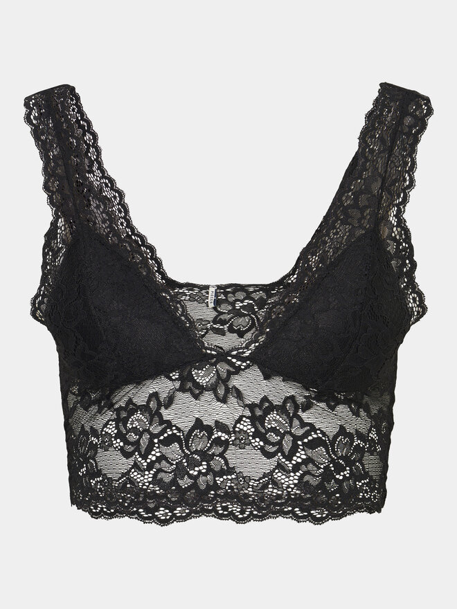 Pieces Pieces Bralette-BH Lina 17096003 Schwarz