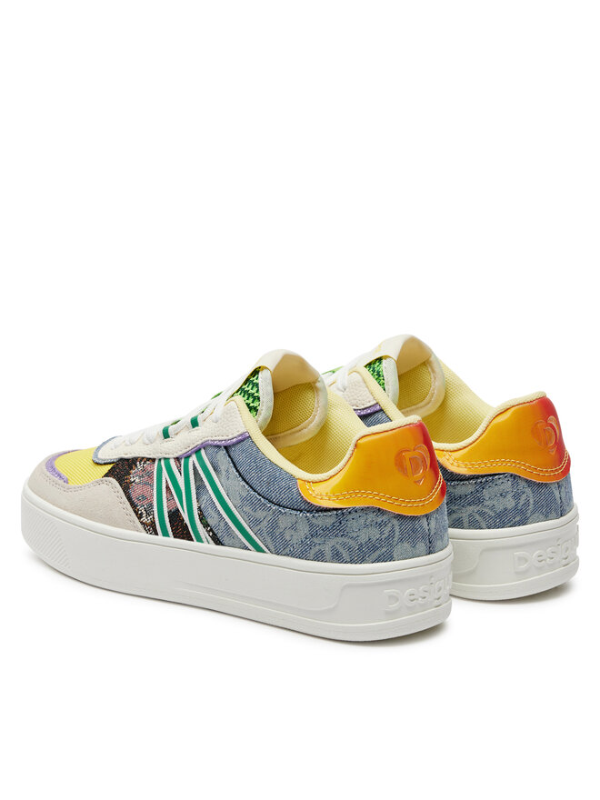 Desigual Sneakersy Desigual 24SSKA01 Kolorowy