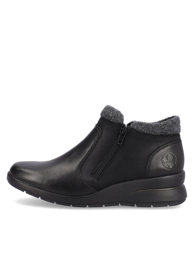 Rieker Botine Rieker L4854-00 Negru