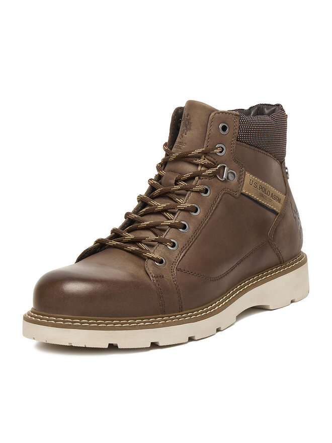 U.S. Polo Assn. Schnürschuhe U.S. Polo Assn. EO-PATRIZ003M/ELN1 Braun