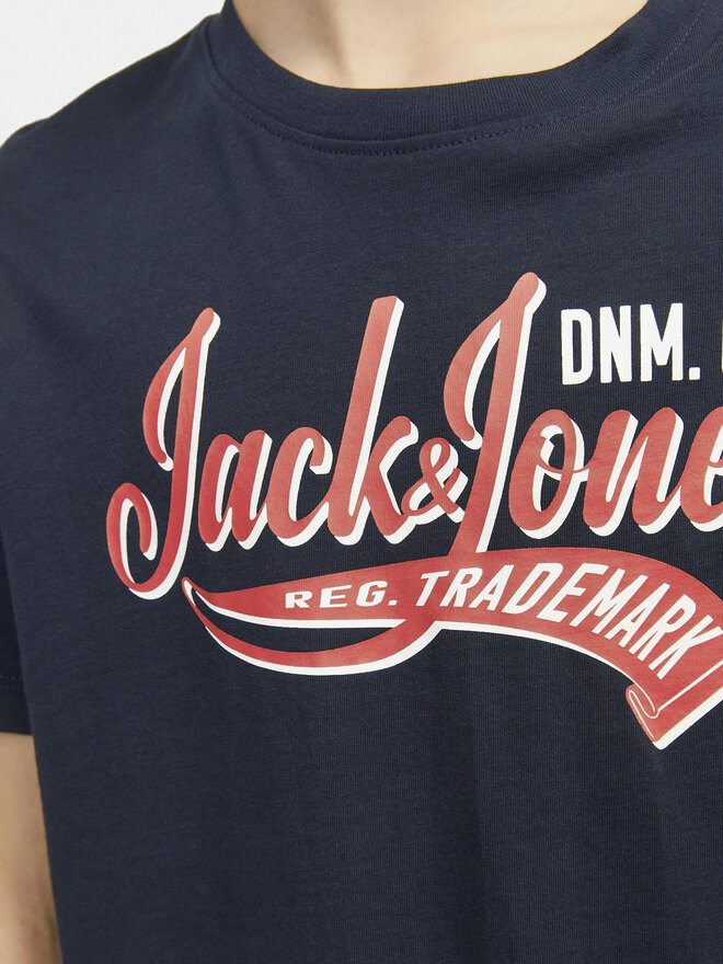 Jack&Jones Junior Jack&Jones Junior Póló 12257379 Sötétkék Standard Fit