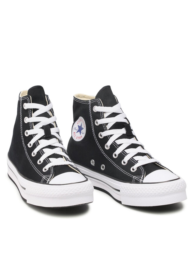 Converse Sneakers aus Stoff Converse Chuck Taylor All Star Eva Lift Hi 272855C Schwarz