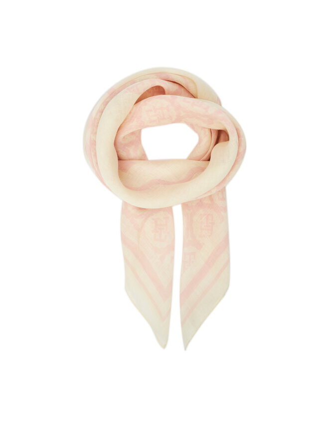 Tommy Hilfiger Chusta Tommy Hilfiger Beach Summer Linen Square AW0AW16029 Różowy