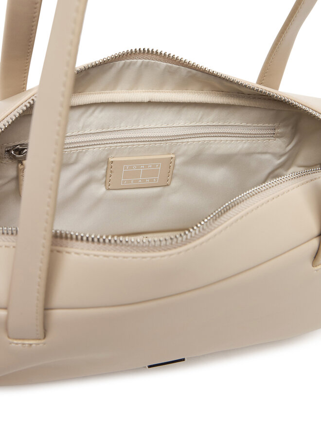 Tommy Jeans Handtasche Tommy Jeans Tjw City Shoulder Bag AW0AW18075 Beige