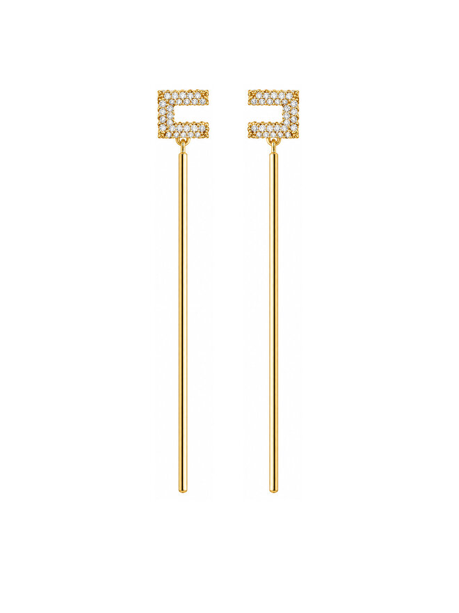 Elisabetta Franchi Ohrringe Elisabetta Franchi OR-22A-66E2-V200 Goldfarben