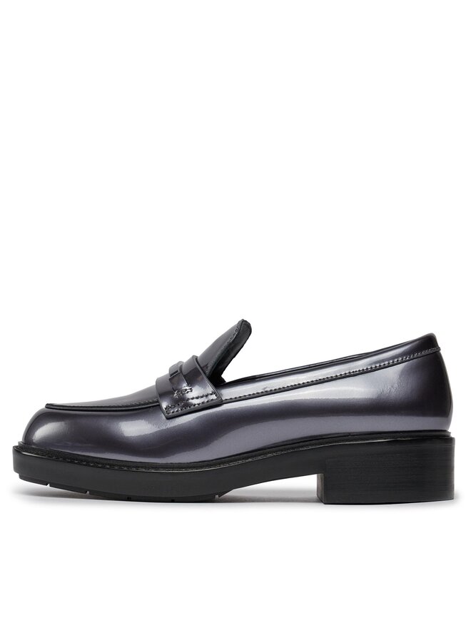 Calvin Klein Лофери Calvin Klein Rubber Sole Loafer W/Hw - Pearl HW0HW02002 Чорний