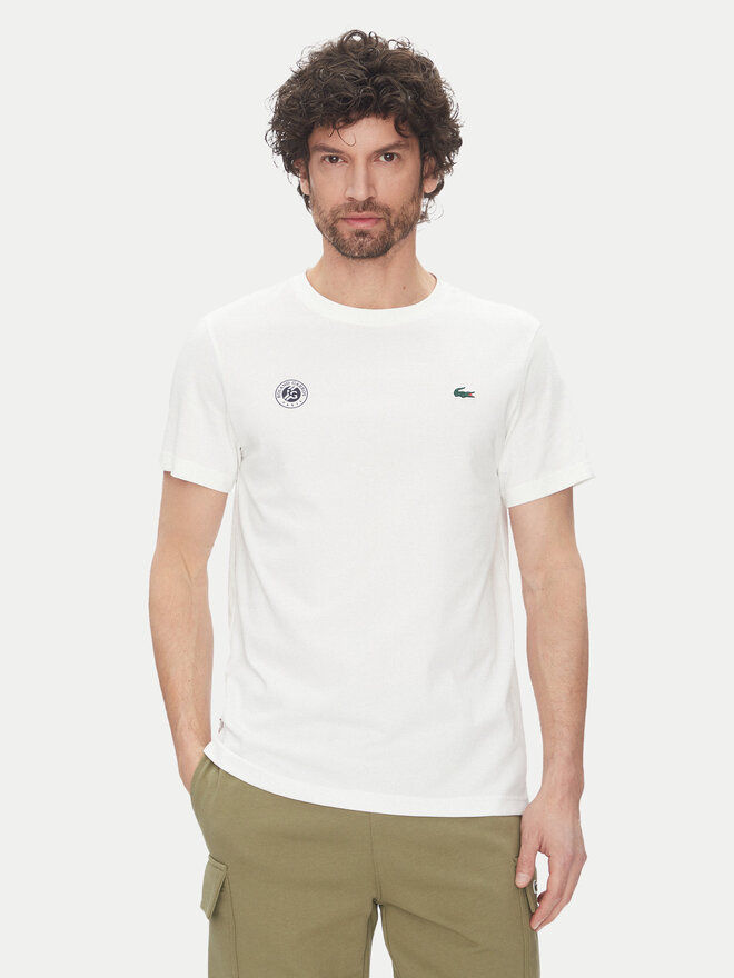 Lacoste Lacoste Marškinėliai TH8309 Balta Regular Fit