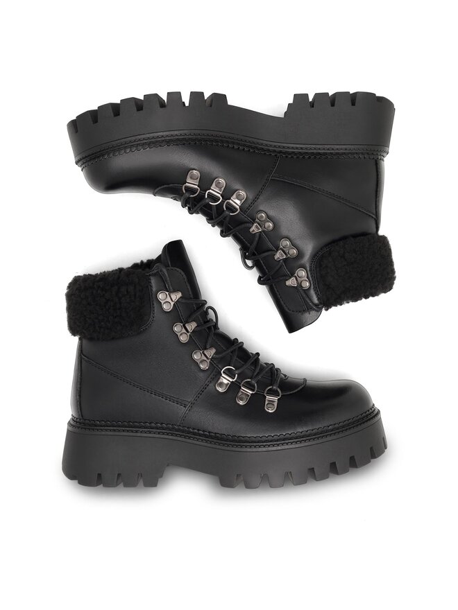 DeeZee Schnürstiefeletten DeeZee GWEN H19001-6 Schwarz