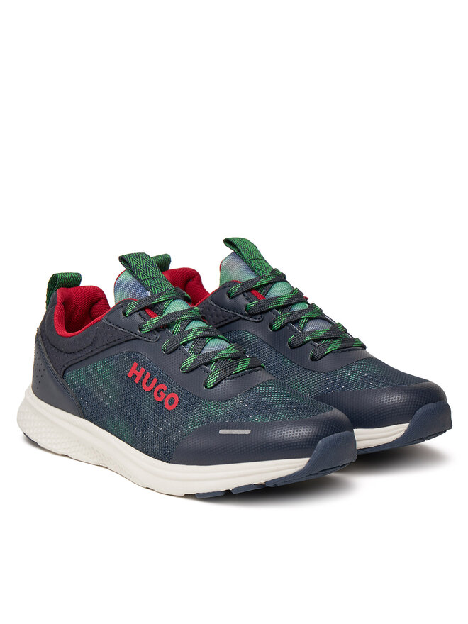 HUGO Sneakersy HUGO G00304 S Tmavomodrá