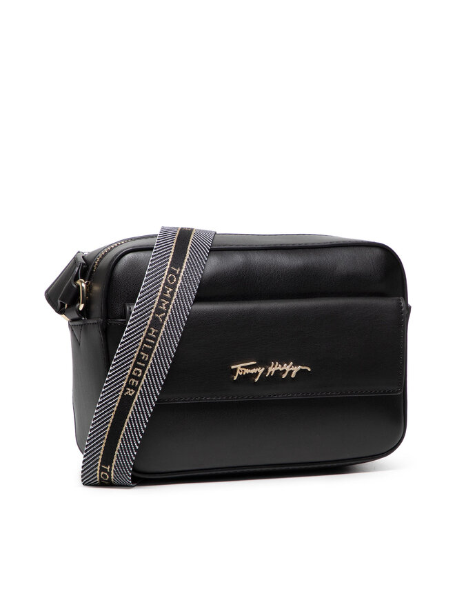 Tommy Hilfiger Сумка Tommy Hilfiger Iconic Tommy Camera Bag Sign AW0AW10958 Чорний