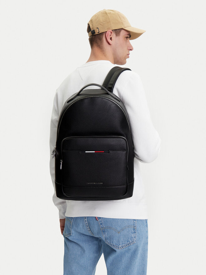 Tommy Hilfiger Ruksak Tommy Hilfiger Th Central Backpack AM0AM13483 Čierna